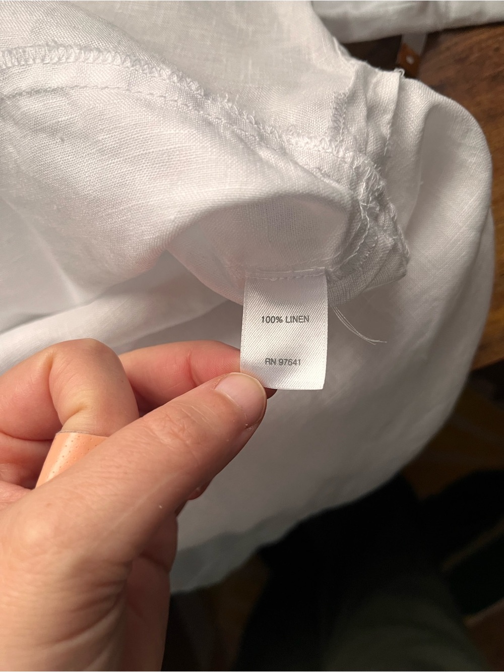 J. Jill PureJill 100% White Linen Boatneck Tunic Half Sleeve 2X - Picture 6 of 9